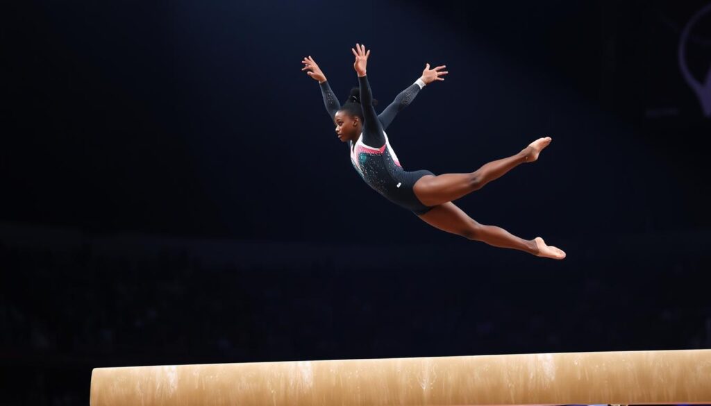 Simone Biles competing