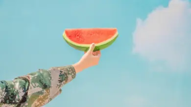 person holding sliced watermelon